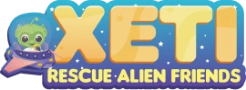'XETI: Rescue Alien Friends' logo